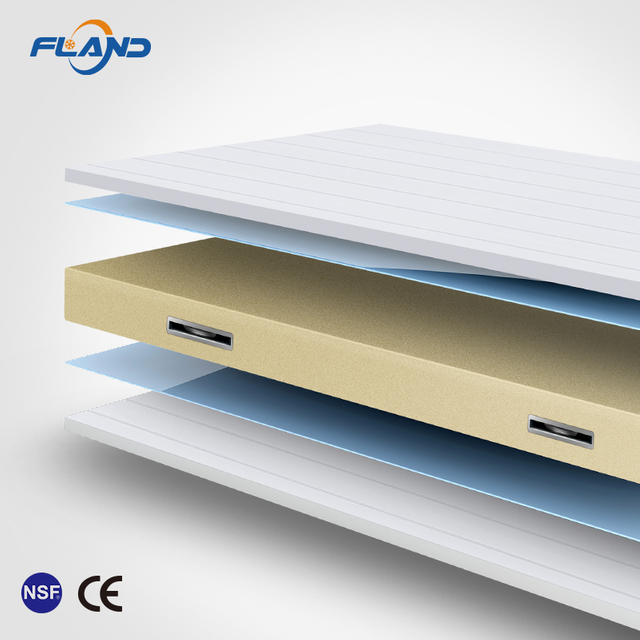 Paneles de PU para almacenamiento en fr&iacute;o Fland con cerradura de leva