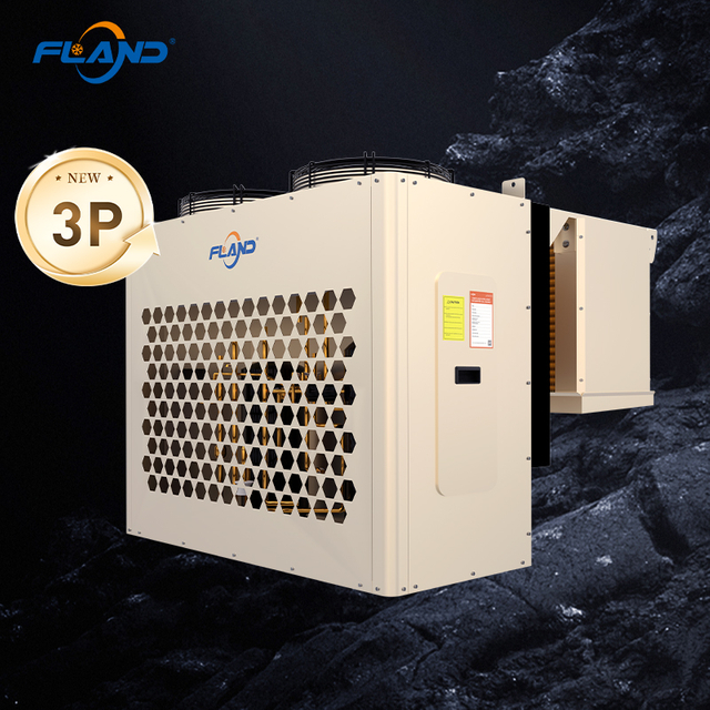 وحدة التكثيف الكل في واحد Fland 3HP Monobolck مبرد الهواء للتخزين البارد 